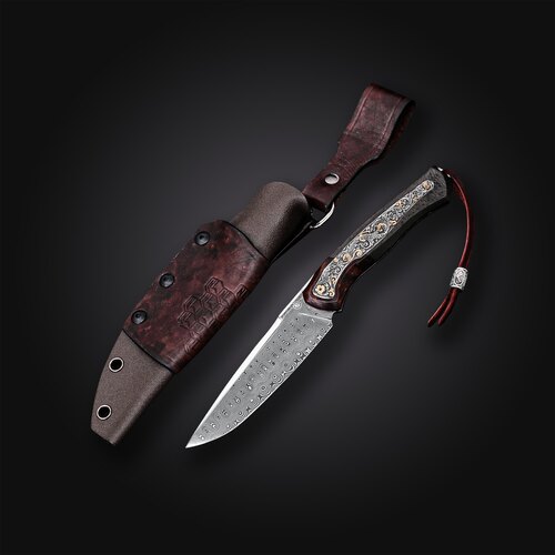 Кастомный фиксированный нож Ножевая мануфактура NL Frodo Fix Компакт 11 см NL/FRODO-F-S-7