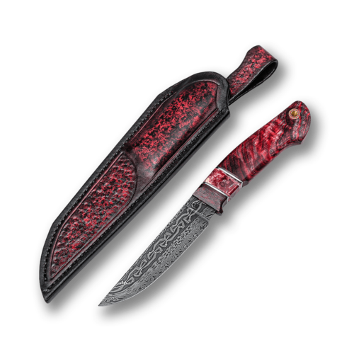 Туристический нож с фиксированным клинком Кузнец Матвеев F2 11.5 см KM/F2-24