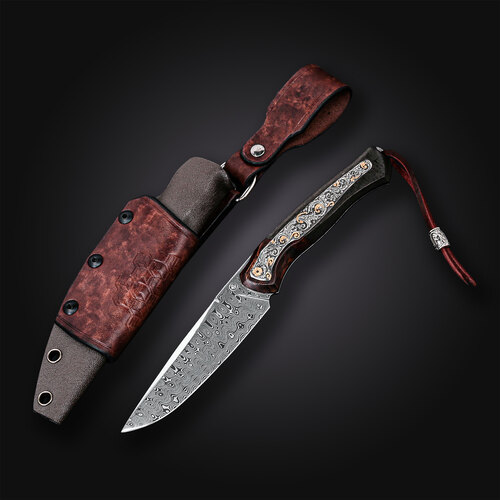 Кастомный фиксированный нож Ножевая мануфактура NL Frodo Fix Компакт 11 см NL/FRODO-F-S-5