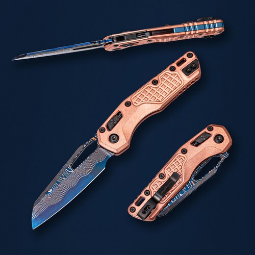 Кастомный складной нож Anthony Marfione MSI Marfione Select Frag Copper 9.8 см 210-16FRMS2