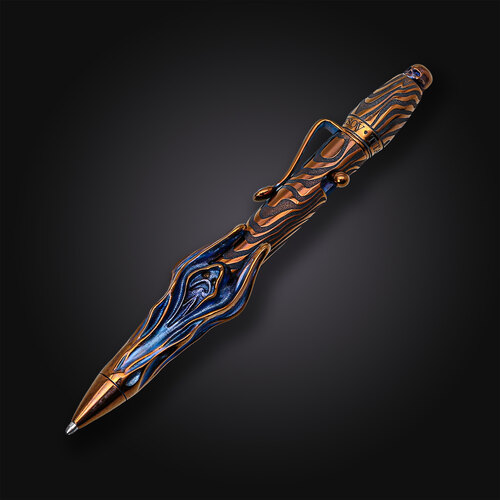 Эксклюзивная титановая ручка с болтовым механизмом Streltsov Амелия 