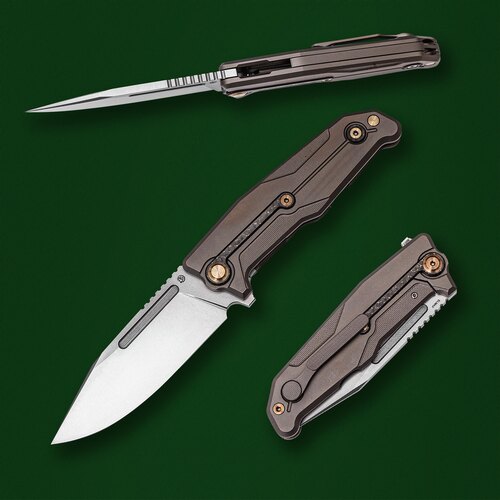 Складной нож Мастерская Чебуркова Центурион 10.4 см CHE/CEN-ELMAX-BRTI-GDCF