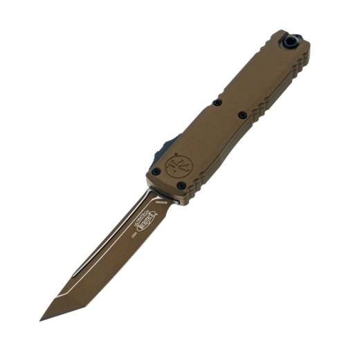 Автоматический фронтальный выкидной нож Microtech/Marfione Ultratech Gen III ZBP Burnt Bronze 8.9 см 1123-1UB-C19Z4