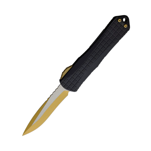 Автоматический фронтальный выкидной нож Heretic Knives Manticore-E Recurve 7.9 см H029F16AGOLD