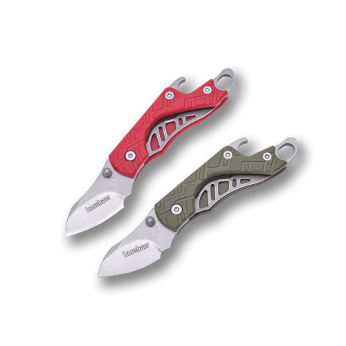 Подарочный сет из 2-х многофункциональных складных ножей-брелоков Kershaw Cinder 3.6 см K1025ROL