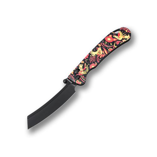 Складной нож Daggerr Begemot Slim Khokhloma 9.8 см FM02-4-SLIMX-XOX