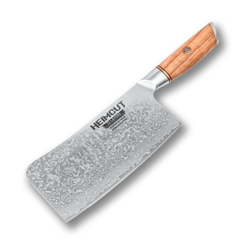 Кухонный нож топорик для мяса Heimcut Lux Damascus 18 см HC/LUXDM-CL