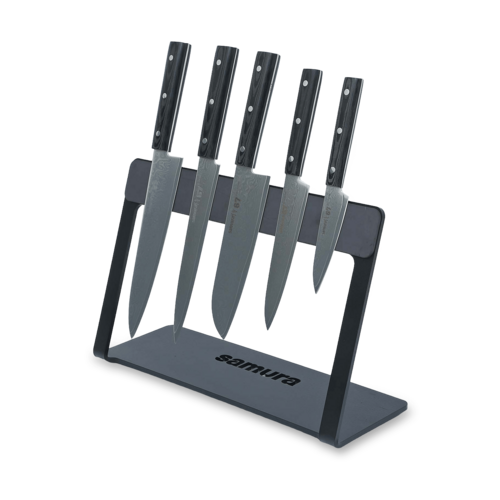 Магнитная подставка для 7-ми кухонных ножей Samura The Road Block 35x23x12 см KS-005/K