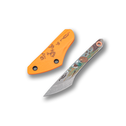 Нож скрытого ношения с фиксированным клинком NC Custom Киридаши Винни-Пух 3.4 см NCC060-VINNIE1