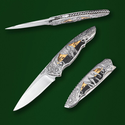 Коллекционный авторский складной нож ручной работы Sergio Consoli Custom 