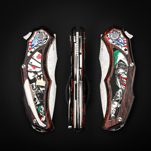 Кастомный складной нож NL Knives Теос 