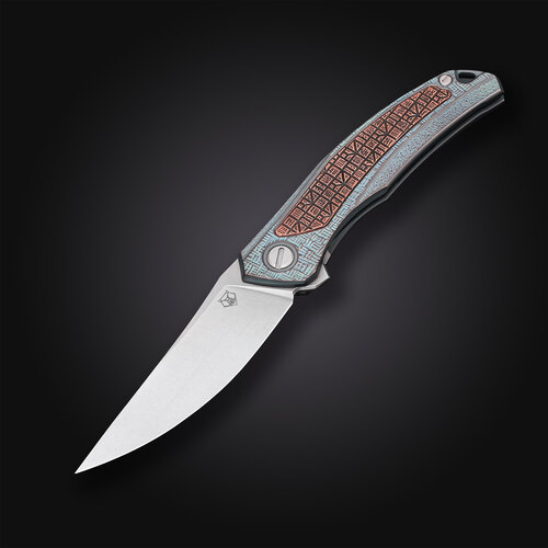 Кастомизированный складной нож Rezat Custom & Shirogorov Quantum Ursus проект 