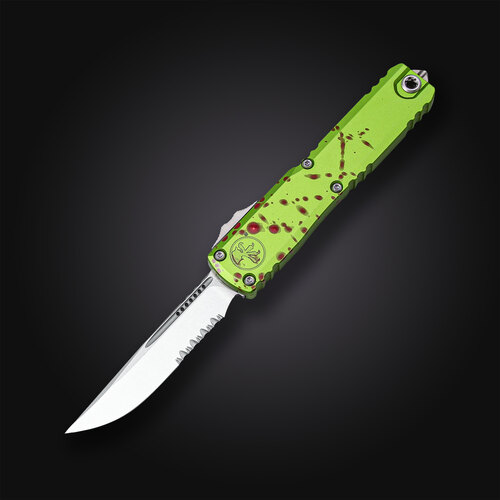 Автоматический фронтальный выкидной нож Microtech/Marfione Ultratech Gen IV ZombieTech 8.9 см 11214-11Z
