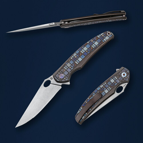 Кастомизированный cкладной нож Rezat Кастом проект 