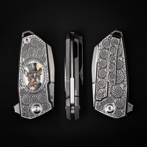 Эксклюзивный складной нож Rezat Кастом проект 