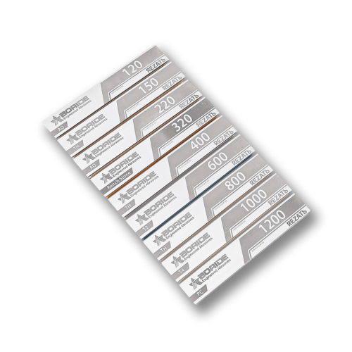 Смешанный набор из 9-ти точильных камней Boride из оксида алюминия на бланках 