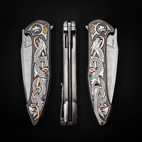 Эксклюзивный складной нож Rezat Кастом проект 