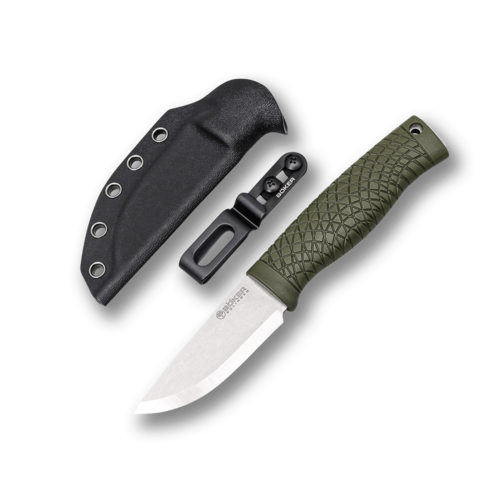 Нож для выживания с фиксированным клинком Boker Manufaktur Solingen Bronco Mini Scandi 8.9 см 121518