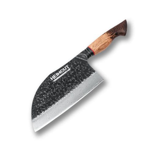 Кухонный нож топорик для мяса Heimcut Relax Dark Forge 18.5 см HC/BOAK-CL