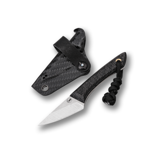 Нож скрытого ношения с фиксированным клинком 7 Ножей Киридаши 4.9 см 7N/KIRI-3DCF-ELMAX