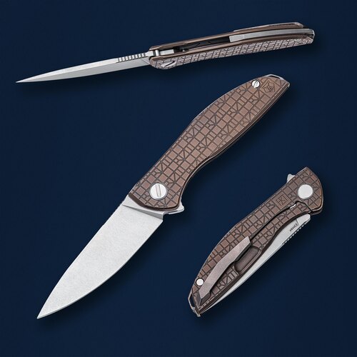 Складной нож Shirogorov Neon 8.5 см SHV/NEON-RZT-BR