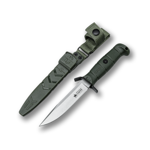 Тактический нож с фиксированным клинком Kizlyar Supreme Tactical Echelon Combat StoneWash 12.1 см 4610094297208