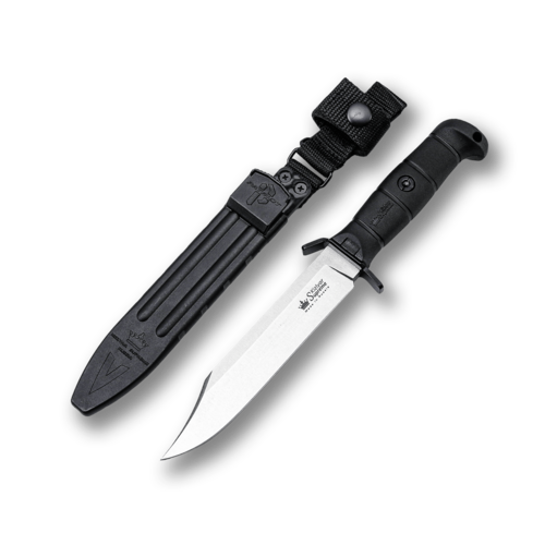 Тактический нож с фиксированным клинком Kizlyar Supreme Tactical Echelon Патриот StoneWash 16 см 4610094298014