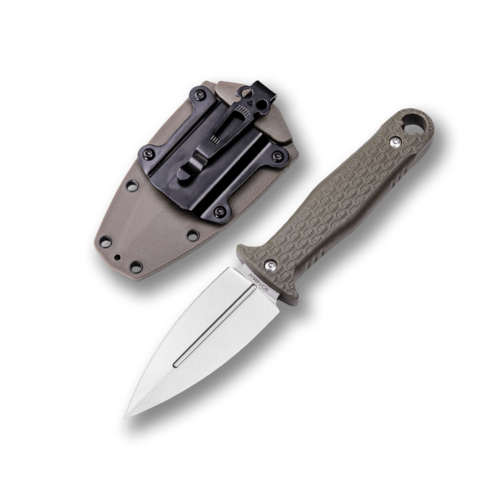 Нож скрытого ношения с фиксированным клинком Daggerr Combat 8.9 см CMBTFRNOLSW