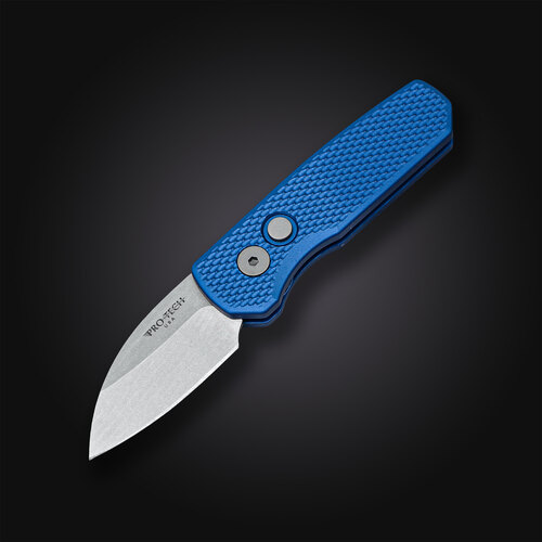 Автоматический складной нож Pro-Tech Runt-5 Wharncliffe 5 см R5305 Blue