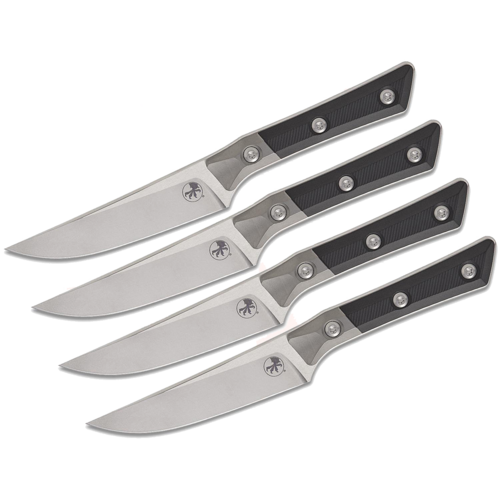 Набор из 4-х ножей для стейка Microtech/Marfione 11.5 см 3600B-10SETBK