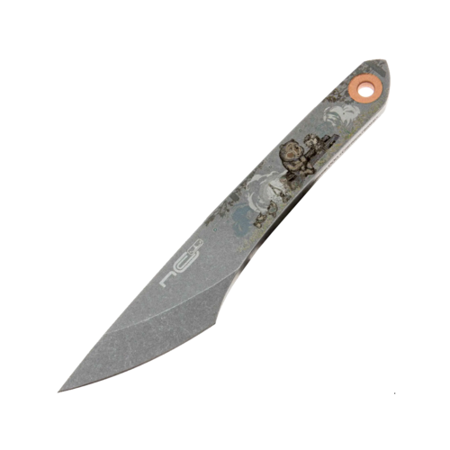 Нож скрытого ношения с фиксированным клинком NC Custom Киридаши Ёжик в тумане 3.4 см NCC060-IGL