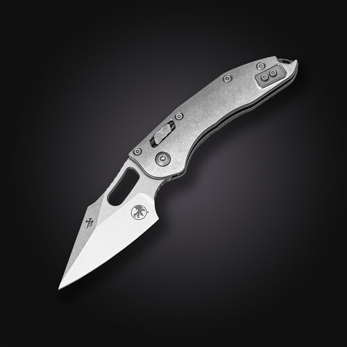 Складной нож Microtech Marfione Select Stitch Stonewash Titanium 9.5 см 169RL-10MS1