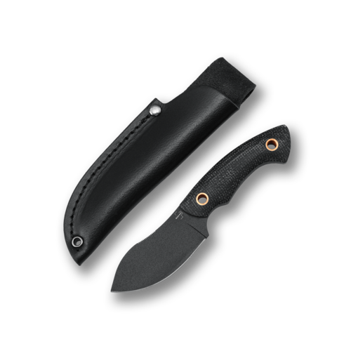 Туристический нож с фиксированным клинком Boker Plus Nessmi Pro Black 6.7 см 02BO066