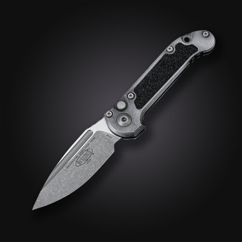 Автоматический складной нож Microtech/Marfione LUDT Gen III Weathered Metal 8.9 см 1135-10APWME