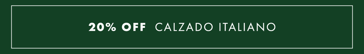 20% calzado italiano