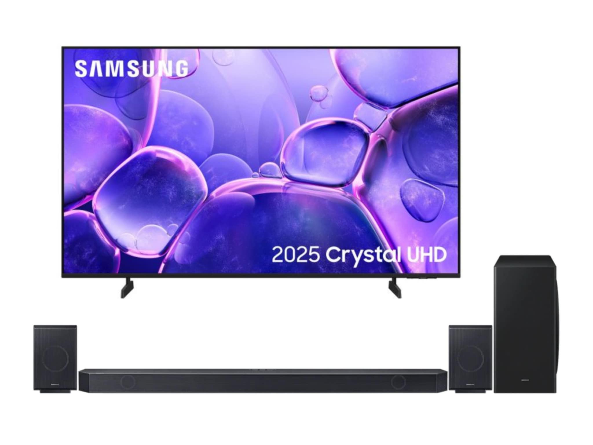 Image of 55" Samsung TV & Surround Sound System