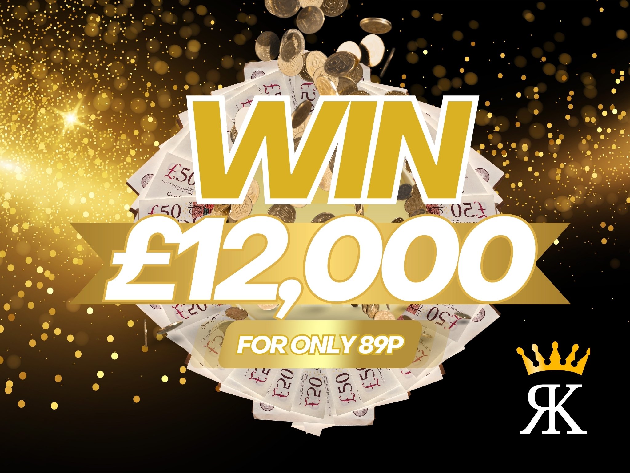 Image of Win £12,000 for 89p