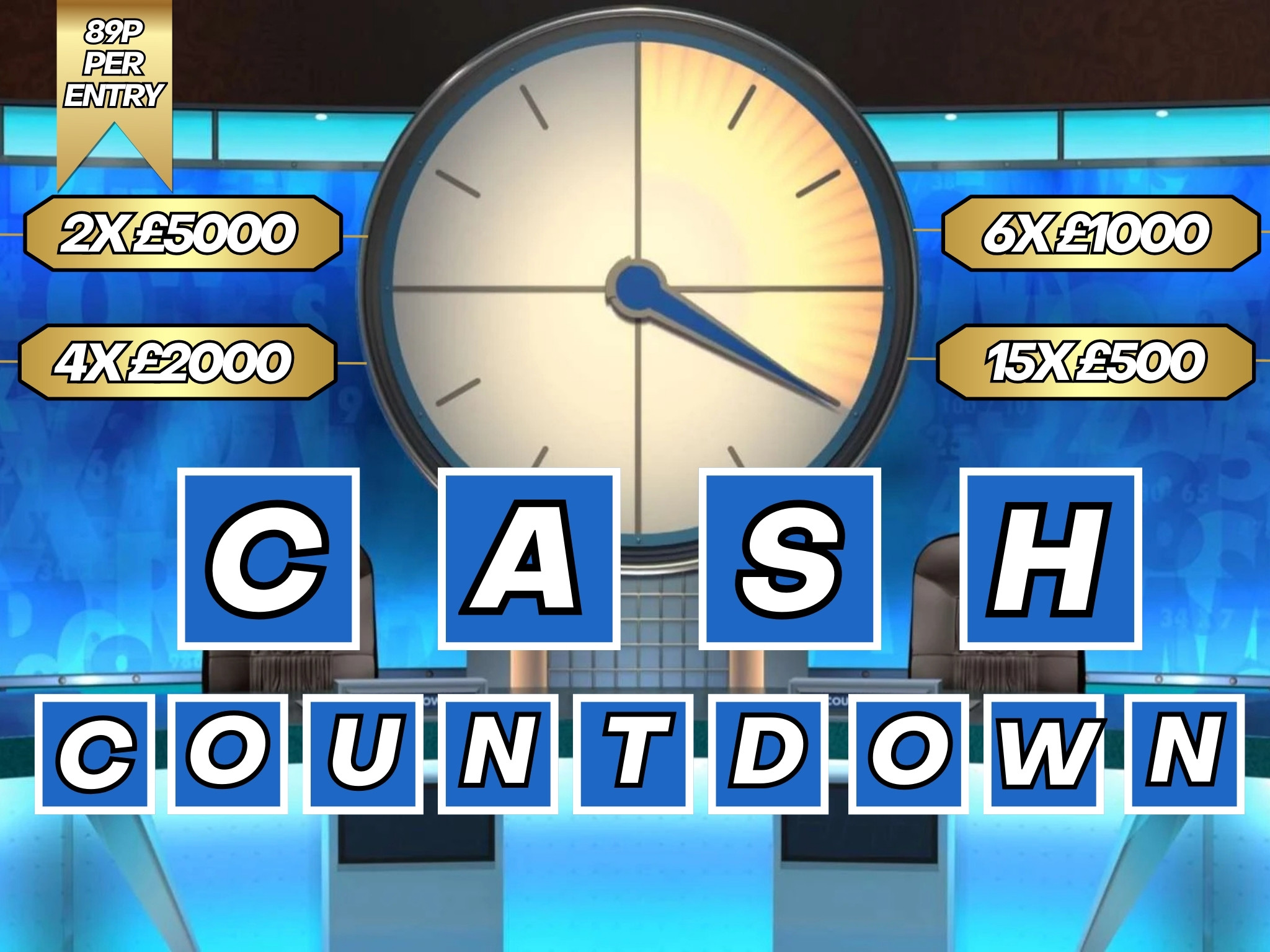 Image of 89p Cash Countdown Competition