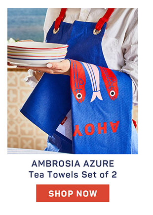 Ambrosia Azure Set of 2 Tea Towels