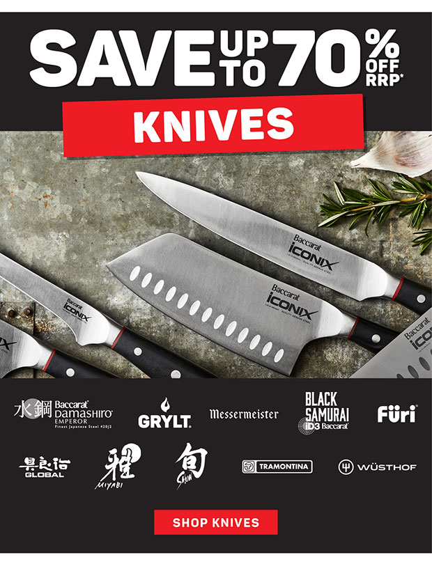 UP TO 75% OFF KNIVES