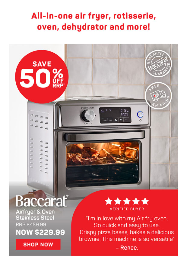 Baccarat The Ultimate Fry XL Air Fryer & Oven