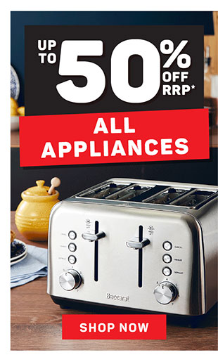 50% OFF ALL APPLIANCES