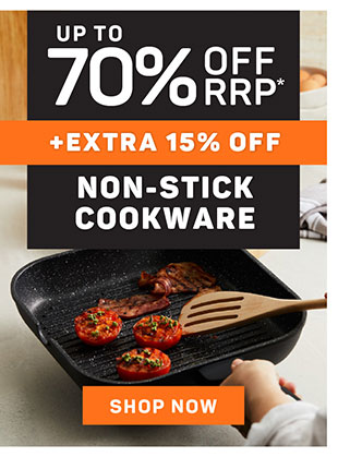 UP TO 70% OFF NON-STICK COOKWARE