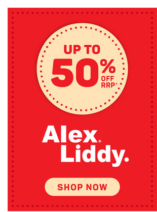 Up to 50% off Alex Liddy