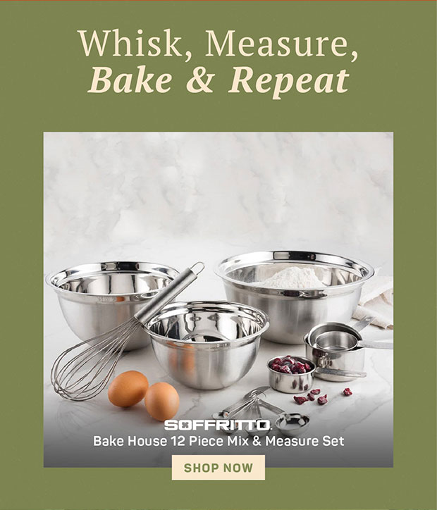 Soffritto Bake House 12 Piece Mix & Measure Set