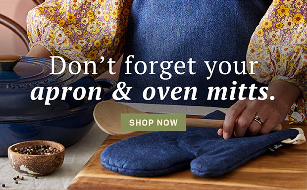 Shop Apron & Oven Mitts