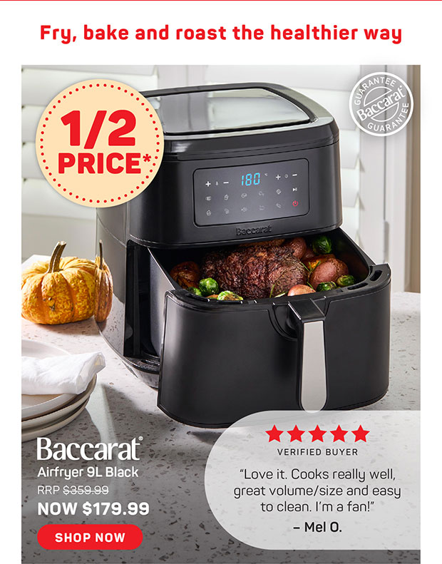 BC AIRFRYER 9L BLK