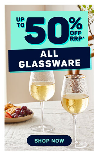 UP TO 50% OFF RRP ALL GLASSWARE