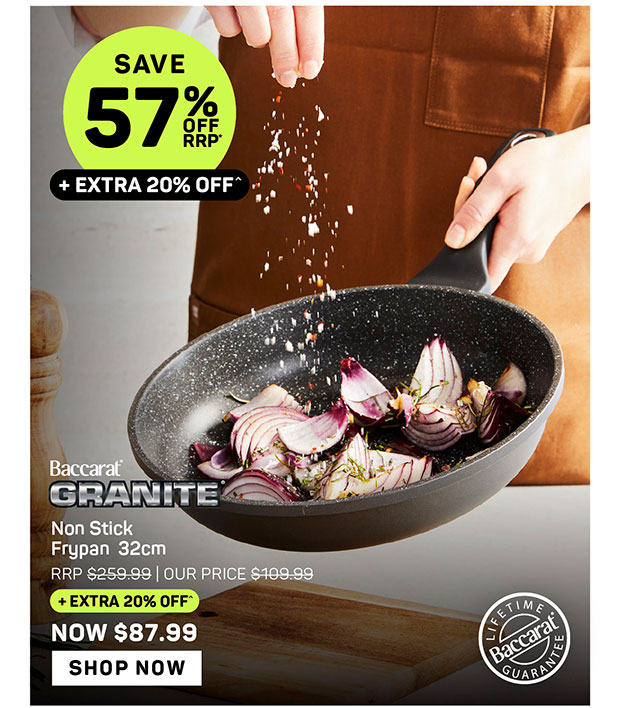 Baccarat Granite Non Stick Frypan 32cm