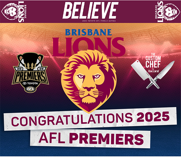 BRISBANE LIONS AFL PREMIERS 2025